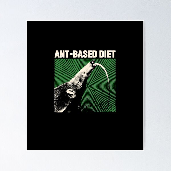 Item preview, Ant-based Diet Anteater designed and sold by VintageMedatsu.