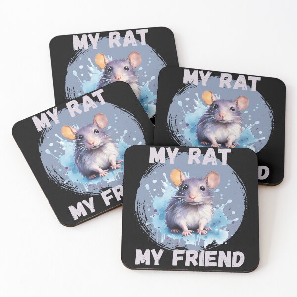Item preview, Watercolor Rat My Rat My Friend designed and sold by Madlen-moon.
