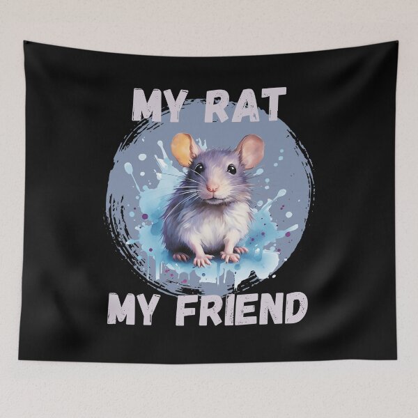 Item preview, Watercolor Rat My Rat My Friend designed and sold by Madlen-moon.
