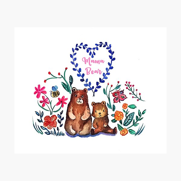 Item preview, Mother's Day Mama Bear designed and sold by StudioKaufmann.