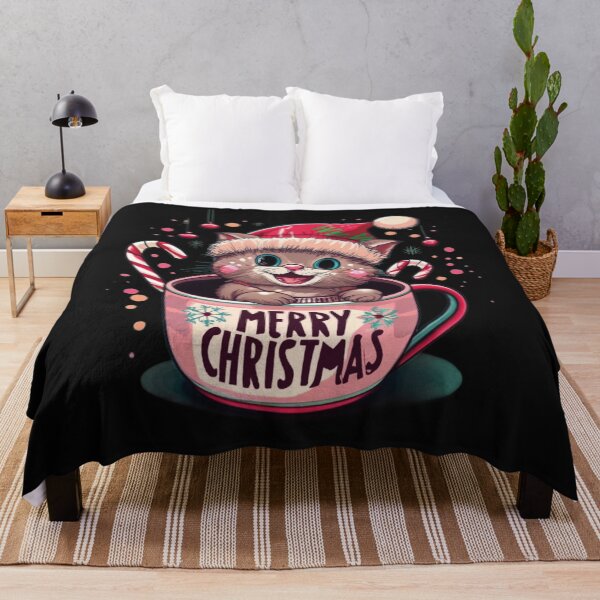Item preview, Christmas kitty in a cup designed and sold by LuckyFamily.