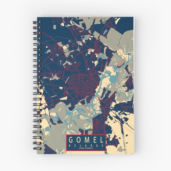 Item preview, Gomel City Map of Belarus - Hope designed and sold by deMAP.