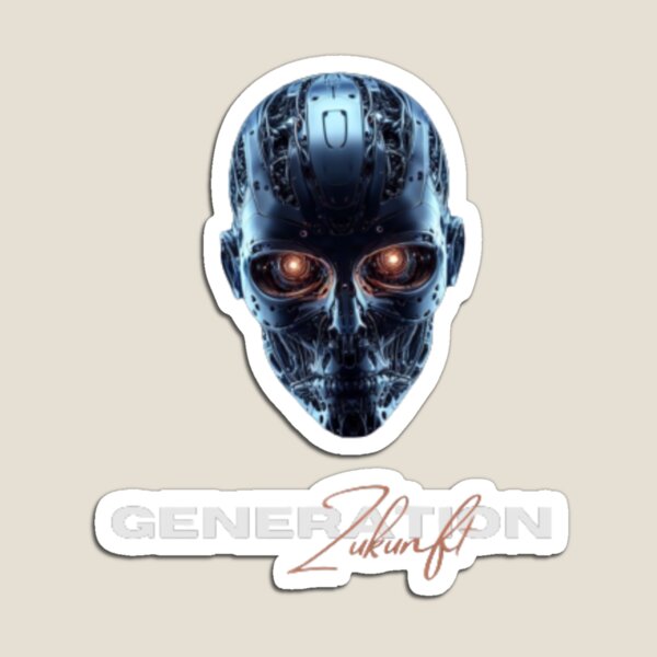 Item preview, AI robot head futuristic - future generation designed and sold by danny-Dsign.