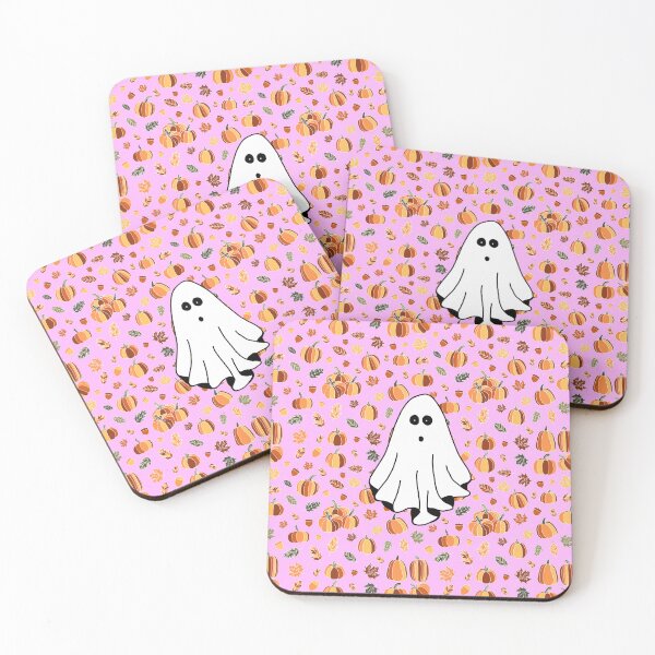Item preview, Ghost, pumpkins and leafs designed and sold by Ana Gorozpe.