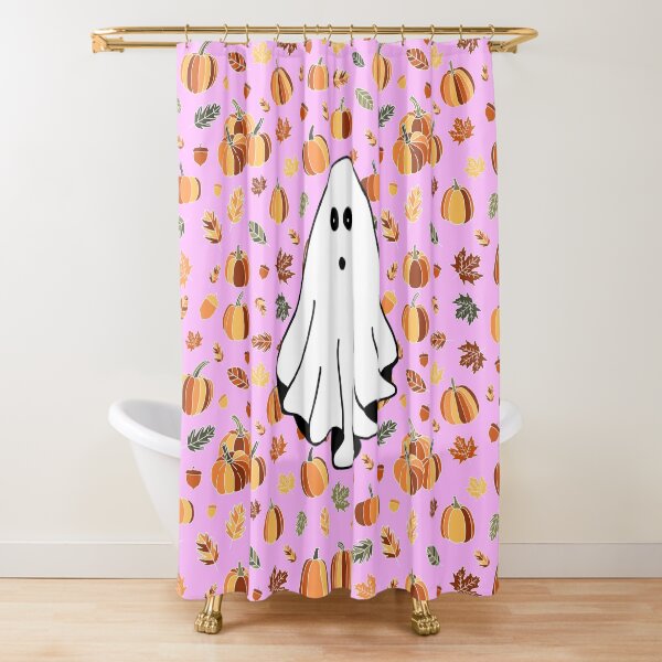 Item preview, Ghost, pumpkins and leafs designed and sold by Ana Gorozpe.