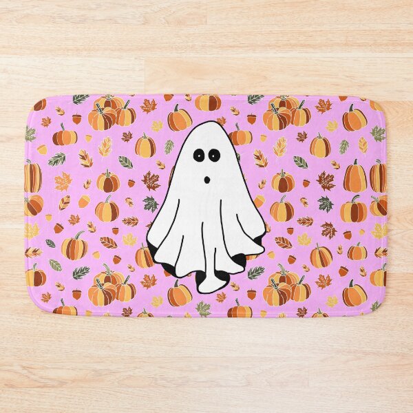 Item preview, Ghost, pumpkins and leafs designed and sold by Ana Gorozpe.