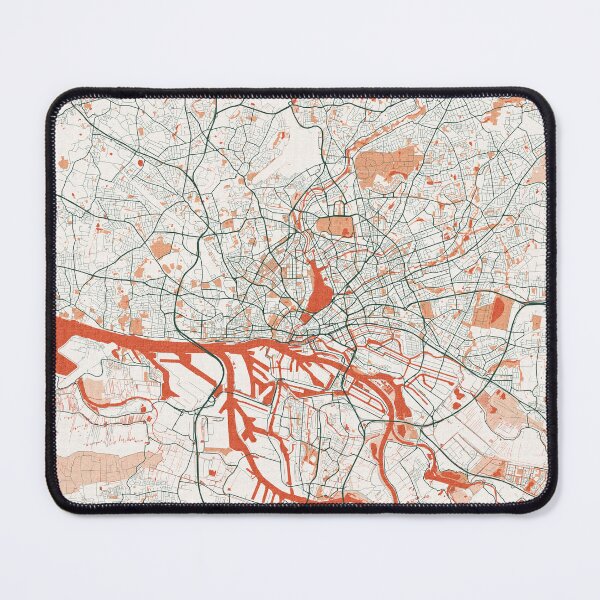 Item preview, Hamburg City Map of Germany - Bohemian designed and sold by deMAP.