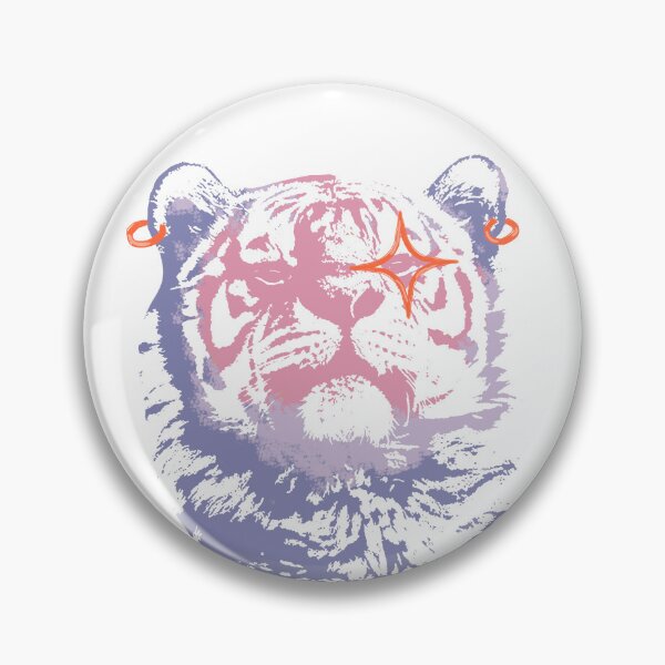 Item preview, Sparkly Peach Tiger designed and sold by DividY.