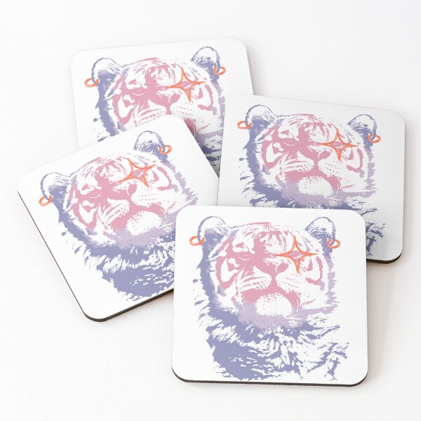 Item preview, Sparkly Peach Tiger designed and sold by DividY.