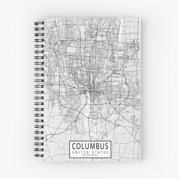 Item preview, Columbus City Map of Ohio, USA - Light designed and sold by deMAP.