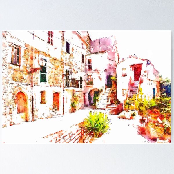 Item preview, Glimpse Of The External Houses Of The Village designed and sold by Giuseppe Cocco.