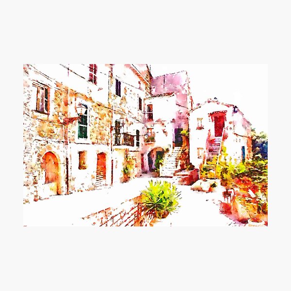 Item preview, Glimpse Of The External Houses Of The Village designed and sold by Giuseppe Cocco.