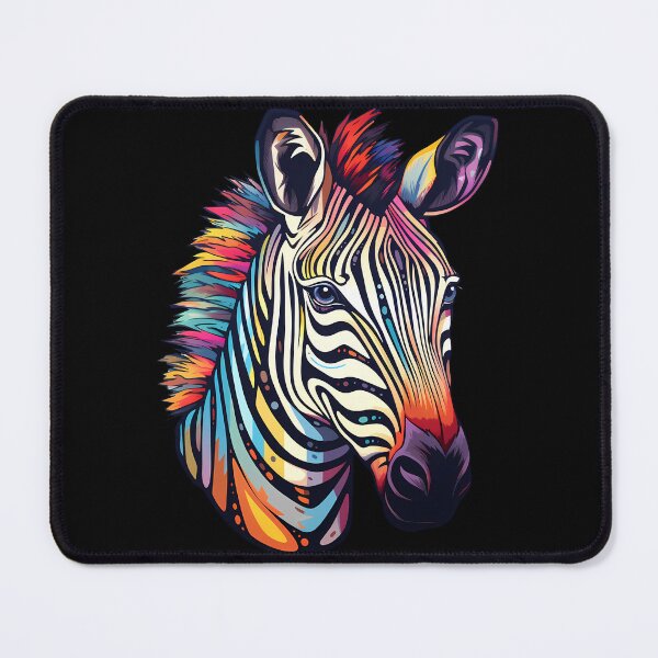 Item preview, Zebra-Inspired Watercolor Vibrant Psychedelic designed and sold by meganohm.
