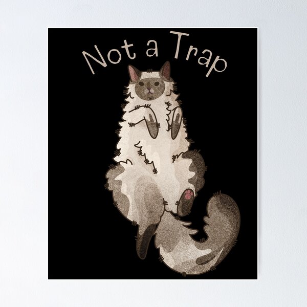 Item preview, Not a Trap - Ragdoll - Gifts for Cat Lovers designed and sold by FelineEmporium.