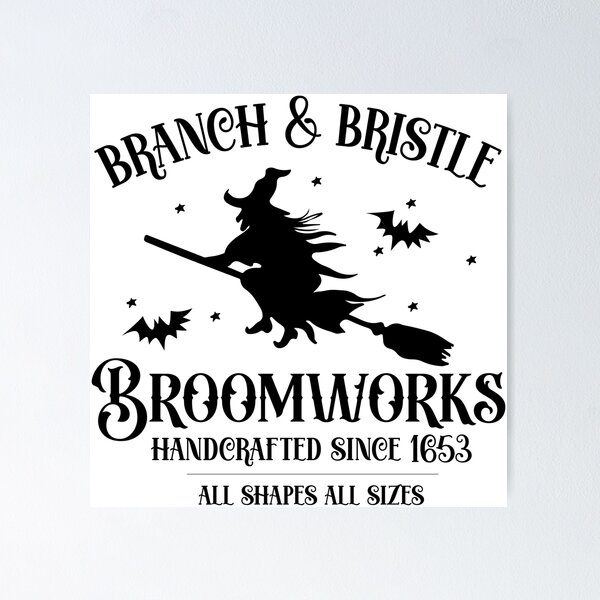Item preview, Branch & Bristle Broomworks designed and sold by Sarcastic Narwhal.