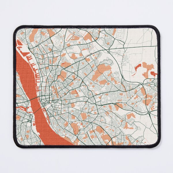 Item preview, Liverpool City Map of England - Bohemian designed and sold by deMAP.