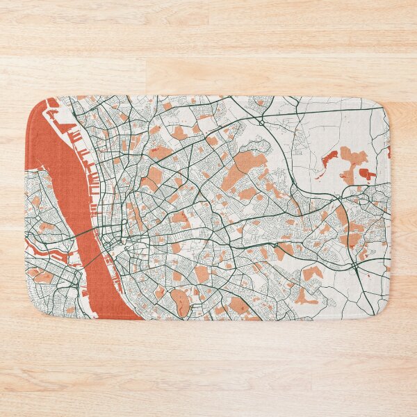 Item preview, Liverpool City Map of England - Bohemian designed and sold by deMAP.