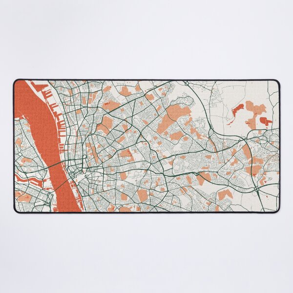 Item preview, Liverpool City Map of England - Bohemian designed and sold by deMAP.