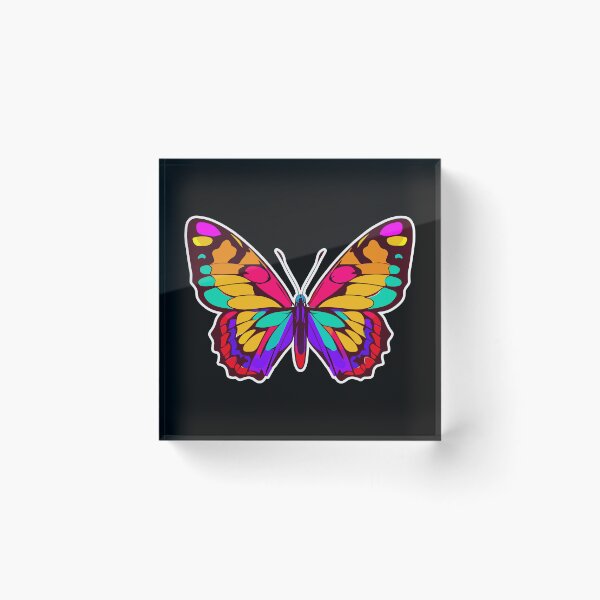 Artikelvorschau, DBDS, Flutterby-Serie, Pop-Art-Schmetterling entworfen und verkauft von DBDSLifestyle.