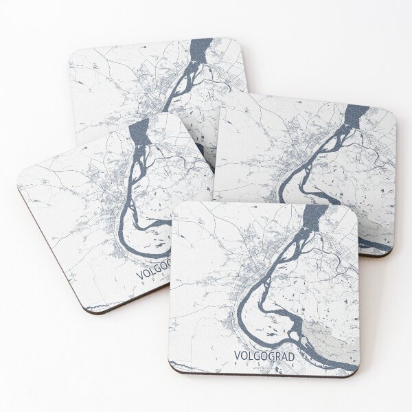 Item preview, Volgograd City Map of Russia - Coastal designed and sold by deMAP.