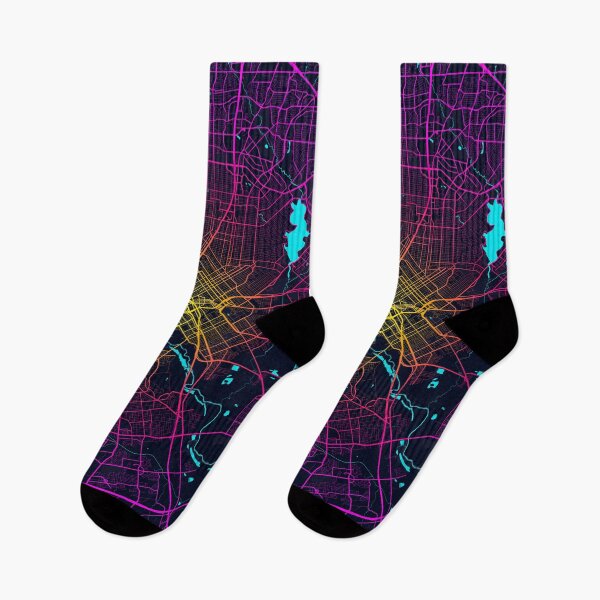 Item preview, Dallas City Map of Texas, USA - Neon designed and sold by deMAP.