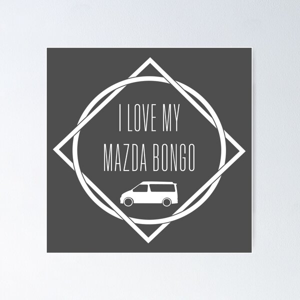 Item preview, I love my bongo square and circle white designed and sold by LocalOddball.