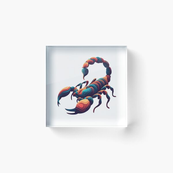 Item preview, Colorful scorpion designed and sold by SamilDesign.