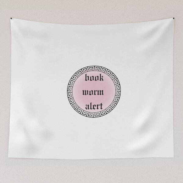 Item preview, Bookworm Alert, Book worm Alert designed and sold by DESIGNERSSHOPP.
