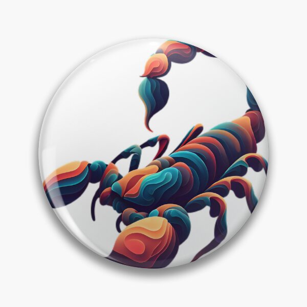 Item preview, Colorful scorpion designed and sold by SamilDesign.