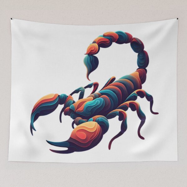 Item preview, Colorful scorpion designed and sold by SamilDesign.