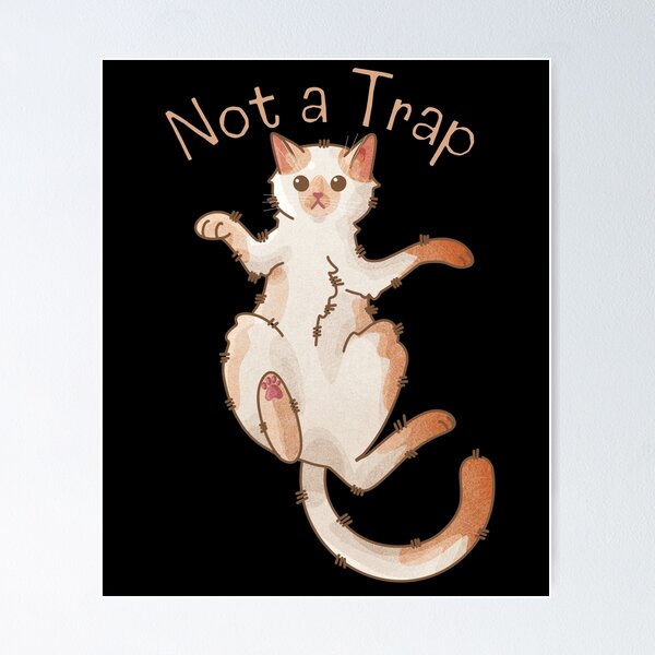 Item preview, Not a Trap - Red Point Kitten - Gifts for Cat Lovers designed and sold by FelineEmporium.