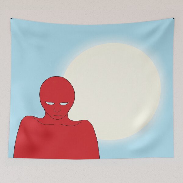 Item preview, Lonely man with sun behind him. designed and sold by Luggnagg.