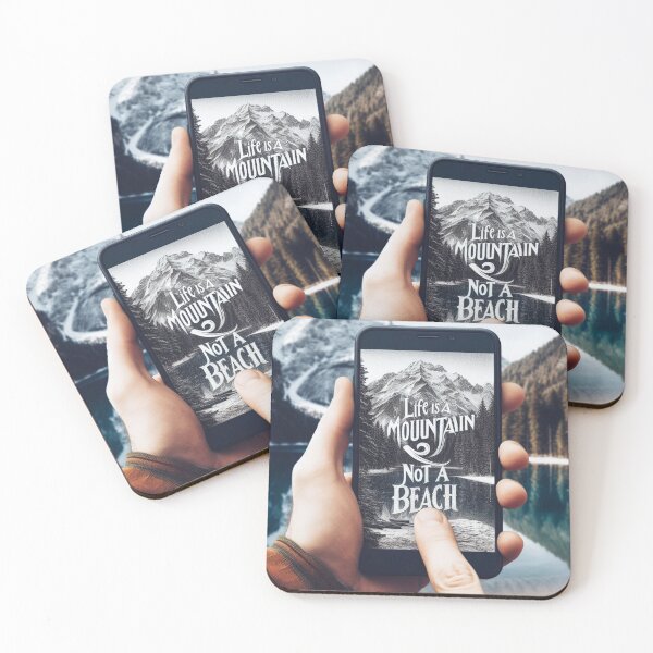 Item preview, Life Is A MOUNTAIN NOT A BEACH designed and sold by KI-Raphael.