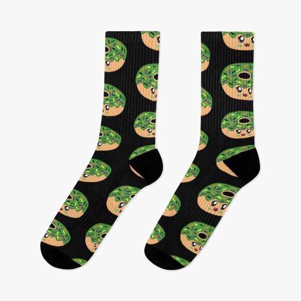 Item preview, Cute green monster donut designed and sold by charmednight.