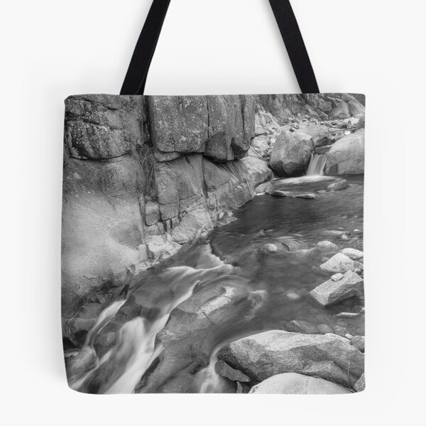 Item preview, Rocky Mountain Canyon Streaming in Black and White designed and sold by Bo Insogna.