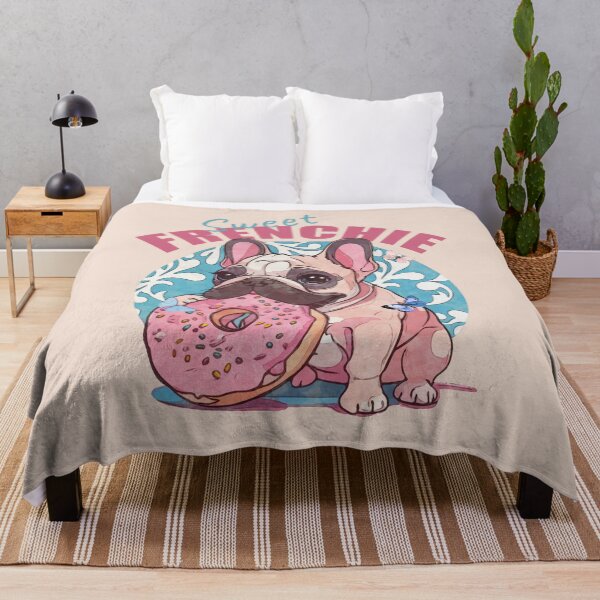 Item preview, Sweet frenchie, French Bulldog and Sweet Donut: Irresistible Cuteness and Treats, french bulldog lovers designed and sold by Collagedream.