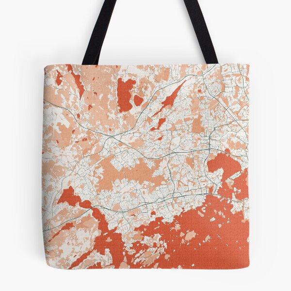 Item preview, Espoo City Map of Uusimaa, Finland - Bohemian designed and sold by deMAP.