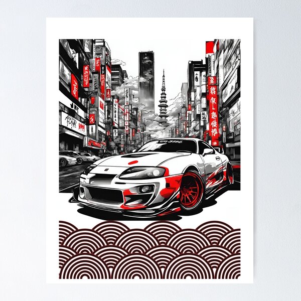 Item preview, JDM Japanese Drift Cars - Japanese Domestic Market Tuning Cars designed and sold by RafikieCo.
