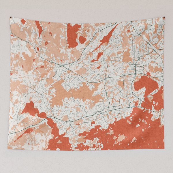 Item preview, Espoo City Map of Uusimaa, Finland - Bohemian designed and sold by deMAP.