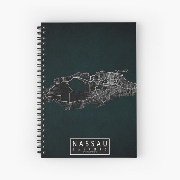 Item preview, Nassau City Map of The Bahamas - Dark designed and sold by deMAP.