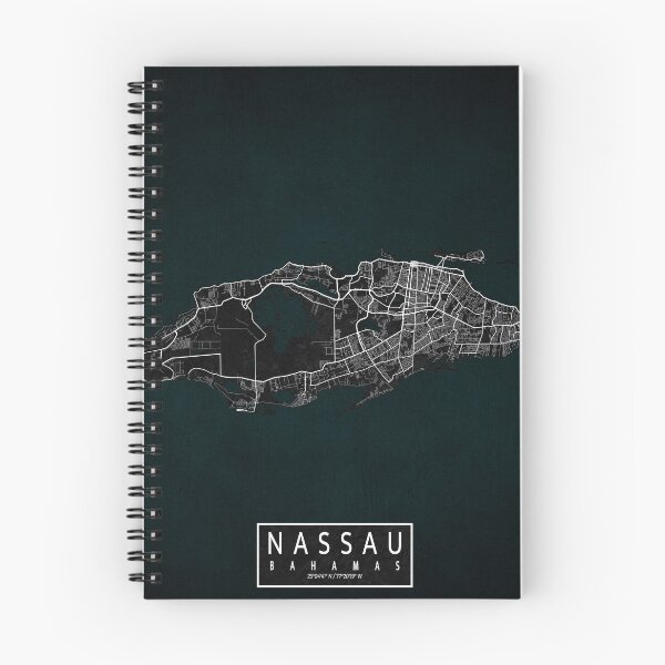 Item preview, Nassau City Map of The Bahamas - Dark designed and sold by deMAP.