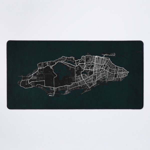 Item preview, Nassau City Map of The Bahamas - Dark designed and sold by deMAP.