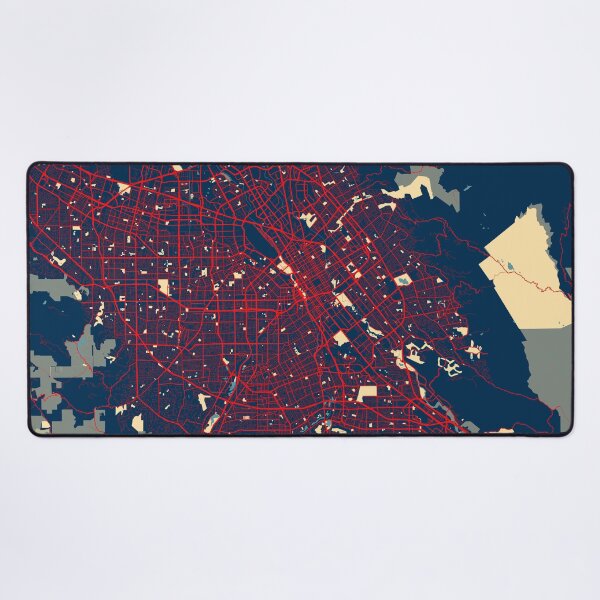 Item preview, San Jose City Map of California, USA - Hope designed and sold by deMAP.