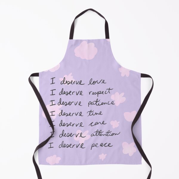 Item preview, I deserve love, respect, patience, time, care, attention, peace ♥ designed and sold by hablatebonito.