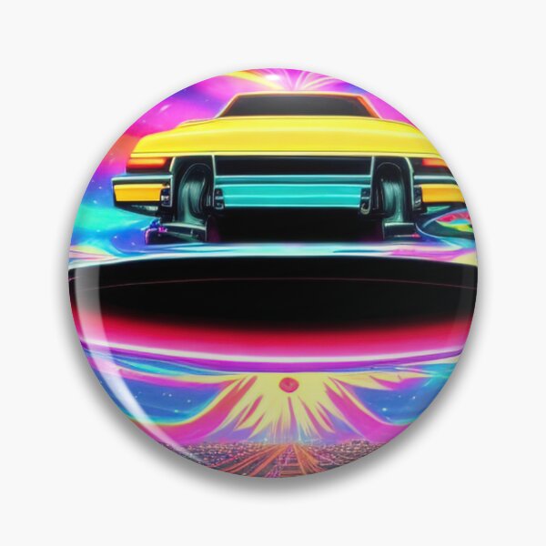 Item preview, Car Synthwave, neon, futurist, kids, game, children, future designed and sold by Cyber Kids.