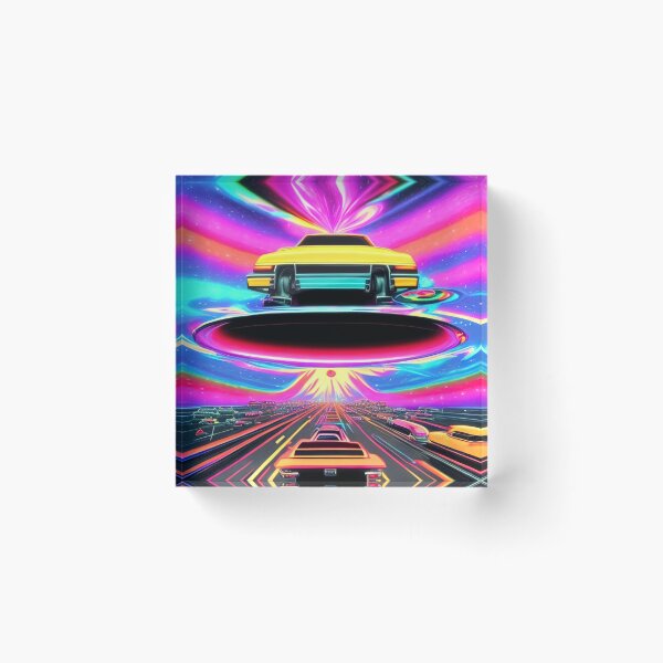 Item preview, Car Synthwave, neon, futurist, kids, game, children, future designed and sold by Cyber Kids.