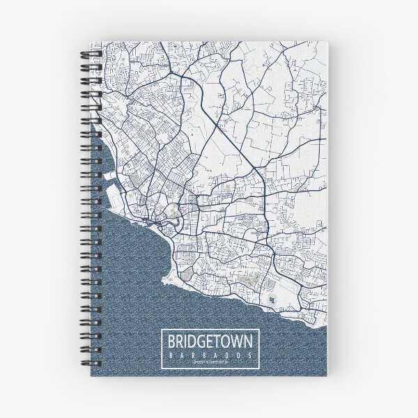 Item preview, Bridgetown City Map of Barbados - Coastal designed and sold by deMAP.