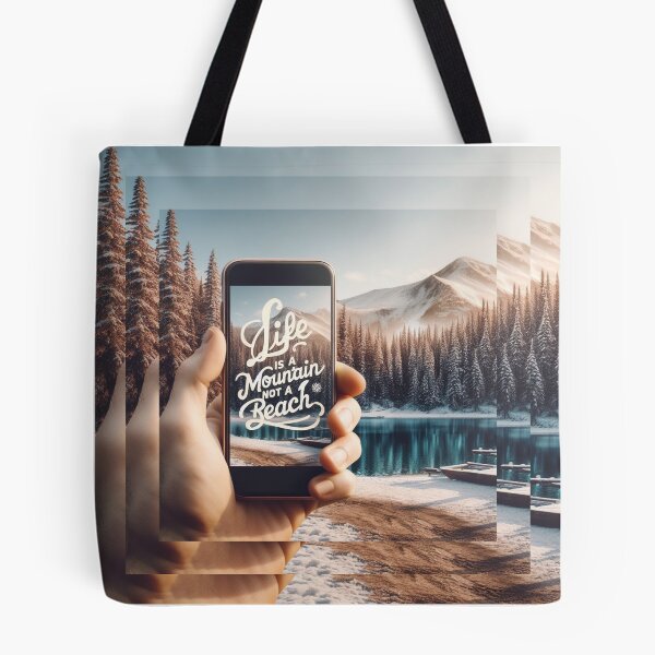 Item preview, La vida es una MONTAÑA, NO UNA PLAYA designed and sold by KI-Raphael.