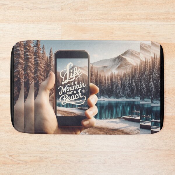 Item preview, Life is a MOUNTAIN NOT A BEACH designed and sold by KI-Raphael.