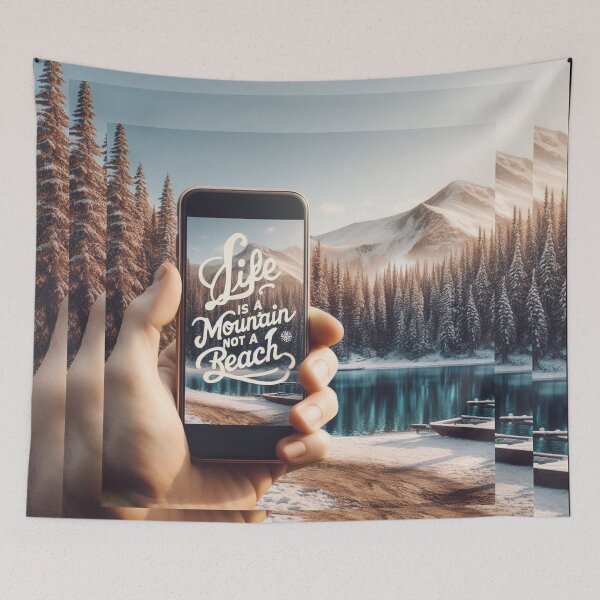 Item preview, Life is a MOUNTAIN NOT A BEACH designed and sold by KI-Raphael.